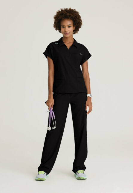 Skechers™ by Barco Ripstop Women's 3 Pocket Shirt Collar Dolman Sleeve Top - Image 2