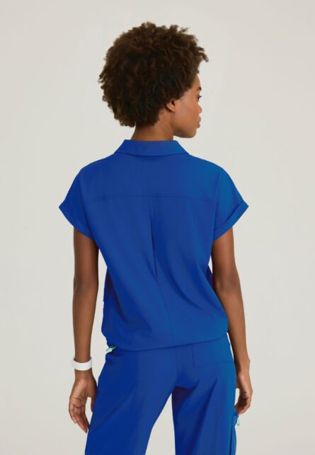 Skechers™ by Barco Ripstop Women's 3 Pocket Shirt Collar Dolman Sleeve Top - Image 14