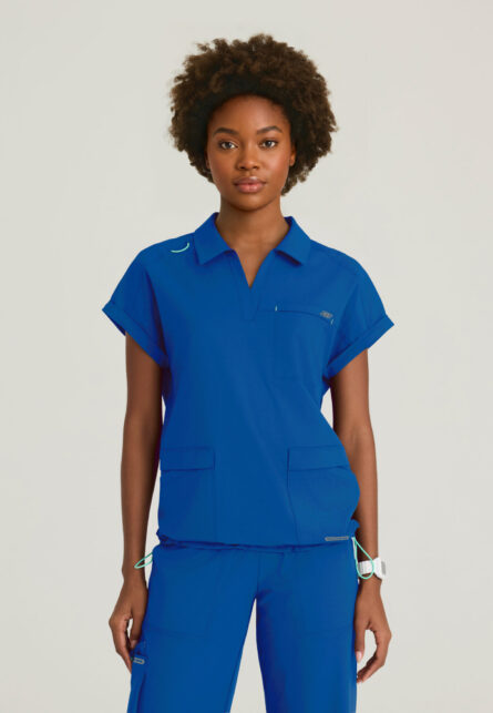 Skechers™ by Barco Ripstop Women's 3 Pocket Shirt Collar Dolman Sleeve Top - Image 13