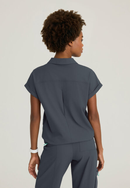 Skechers™ by Barco Ripstop Women's 3 Pocket Shirt Collar Dolman Sleeve Top - Image 16