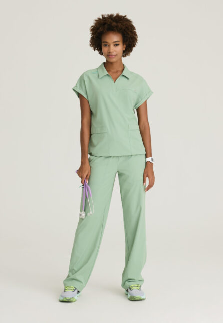 Skechers™ by Barco Ripstop Women's 3 Pocket Shirt Collar Dolman Sleeve Top - Image 10