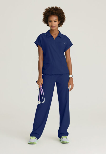 Skechers™ by Barco Ripstop Women's 3 Pocket Shirt Collar Dolman Sleeve Top - Image 12