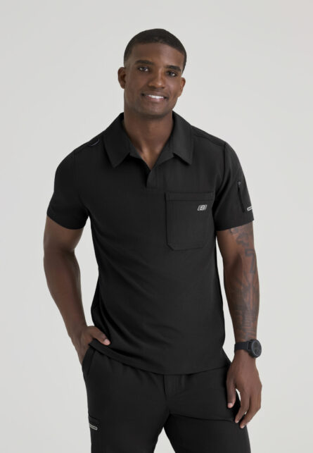 Skechers Men's 3-Pocket Collared Neck Top - Image 4