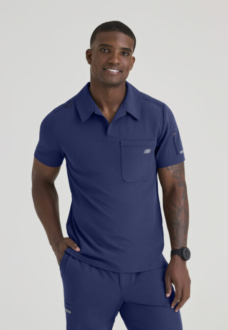 Skechers Men's 3-Pocket Collared Neck Top - Image 8