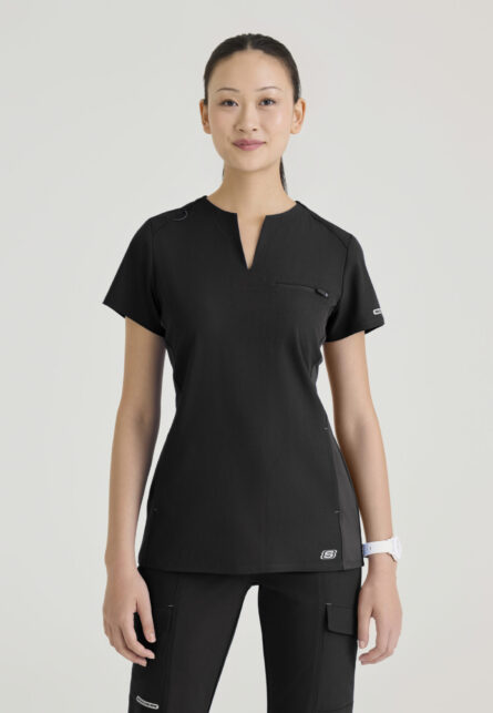 Skechers Women's 3 Pocket Notched V-Neck Top - Image 4