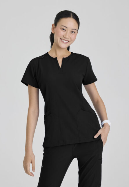 Skechers Vitality Women's 3 Pocket Rounded Notch Neck Top - Image 1