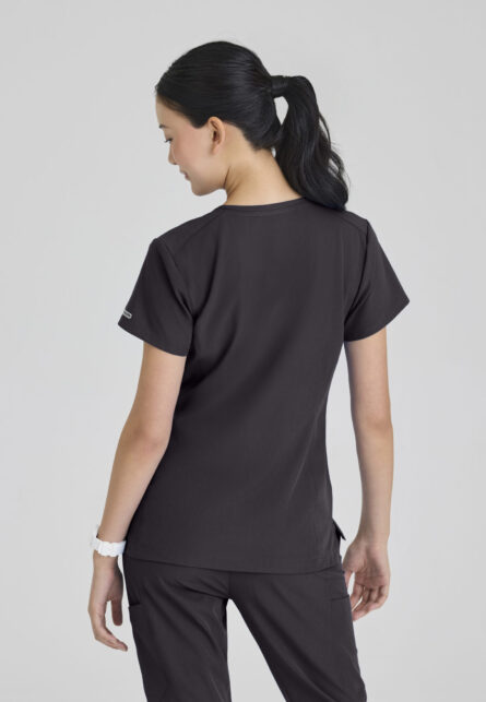 Skechers Vitality Women's 3 Pocket Rounded Notch Neck Top - Image 9