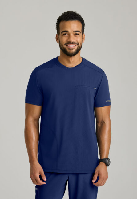 Skechers™ by Barco Slip-ins Men's 3-Pocket Rib Knit Crew Neck Top - Image 8