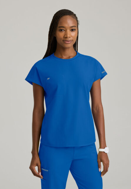 Skechers™ by Barco Women's 3-Pocket Crew Neck Dolman Sleeve Top - Image 8