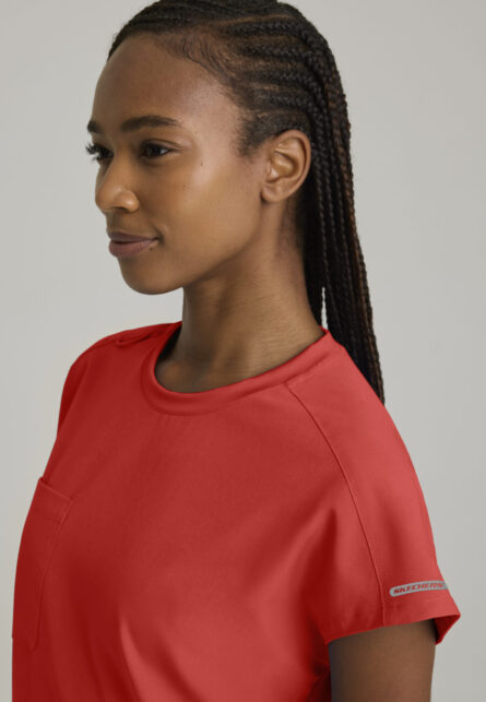 Skechers™ by Barco Women's 3-Pocket Crew Neck Dolman Sleeve Top - Image 11