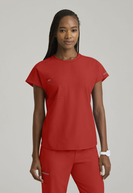 Skechers™ by Barco Women's 3-Pocket Crew Neck Dolman Sleeve Top - Image 10