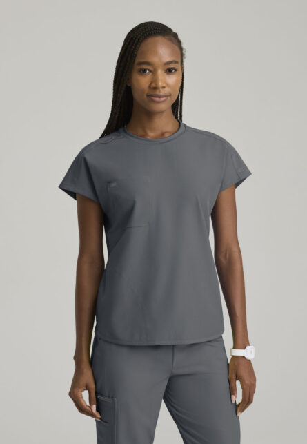 Skechers™ by Barco Women's 3-Pocket Crew Neck Dolman Sleeve Top - Image 12