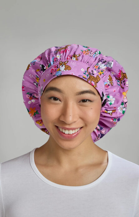 KOI A174PR Unisex Bouffant Scrub Cap - Image 5