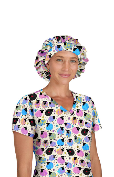 KOI A174PRA Unisex Bouffant Cap - Image 2