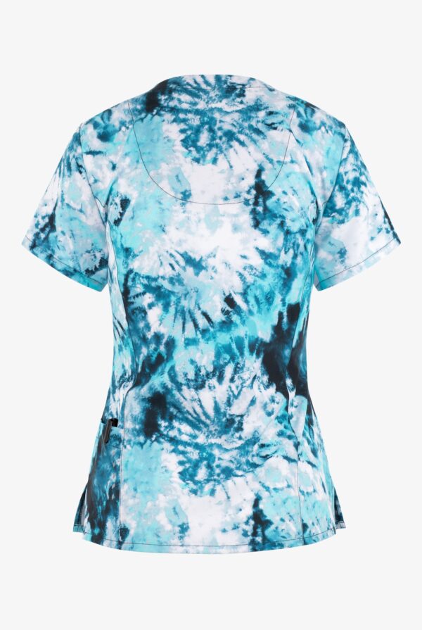 Barco One 5107 Women's Print V-Neck Scrub Top - Caribbean Dreams