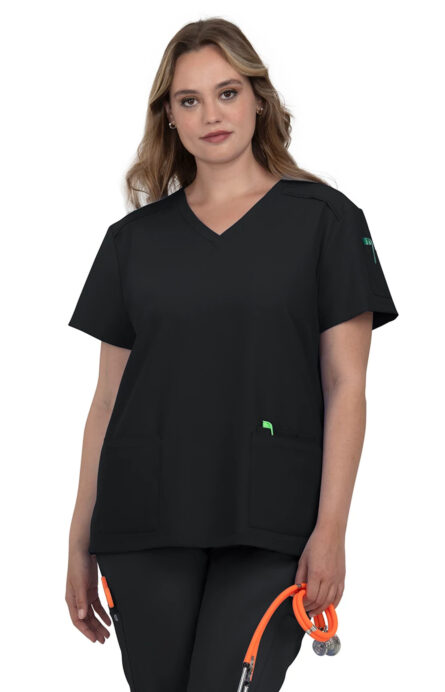 KOI C101 Women's Cardi Top - Image 1