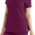 Grey's Anatomy 41452 Mia Top in Wine