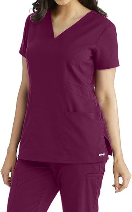 Grey's Anatomy 41452 Mia Top in Wine