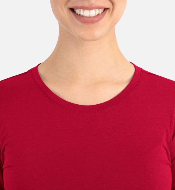 Maevn BESTEE 6909 Women's Long Sleeve Underscrub Tee - Red