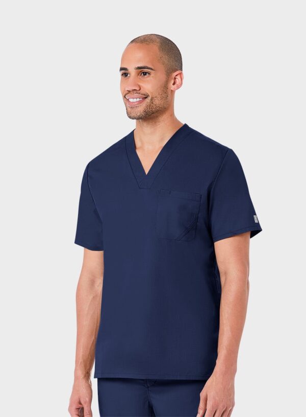 Maevn EON Active Men's 5208 V-Neck Top & 8308 Cargo Pant Scrub Set - True Navy