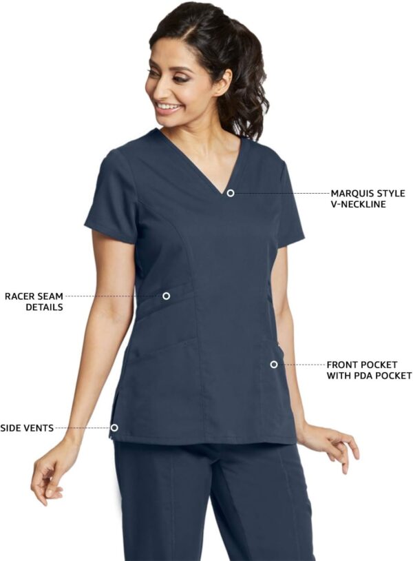 Grey's Anatomy 41452 Mia Top in Steel