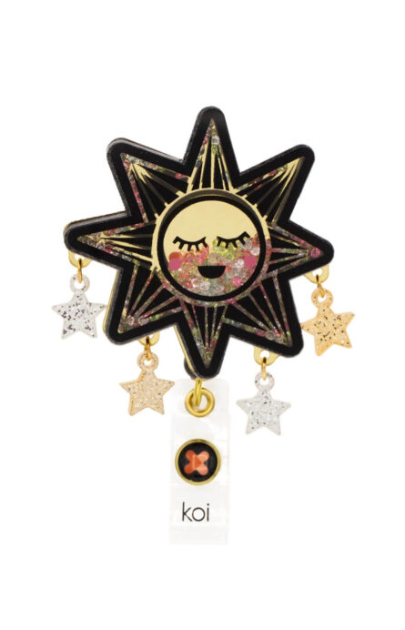 KOI A156A Women's Shaker Badge Reel - Image 16