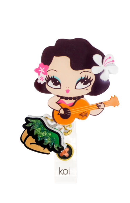 KOI A156A Women's Shaker Badge Reel - Image 8