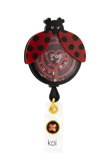 KOI A156A Women's Shaker Badge Reel - Image 9