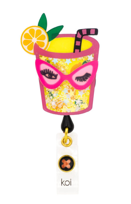 KOI A156A Women's Shaker Badge Reel - Image 10