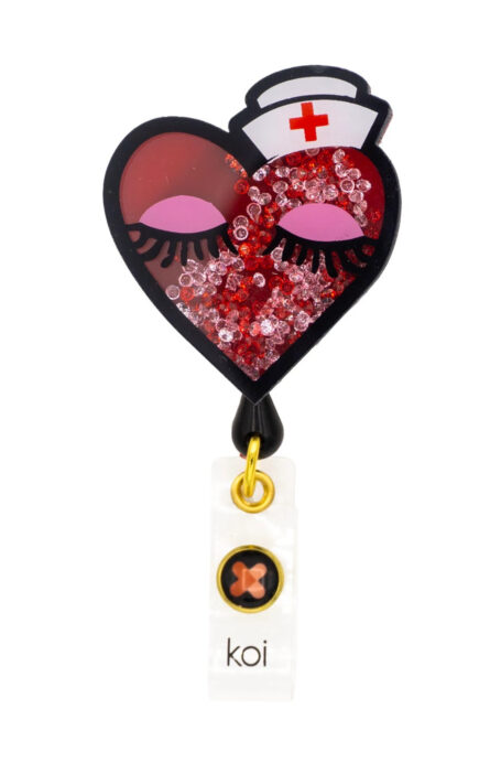 KOI A156A Women's Shaker Badge Reel - Image 13