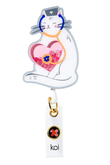 KOI A156A Women's Shaker Badge Reel - Image 12